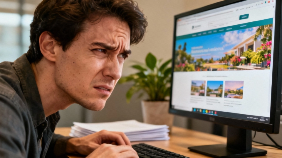 ragazzo perplesso davanti al PC